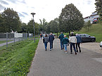 Weg zum Pavillon