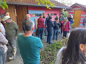 Vor Bienenstand
